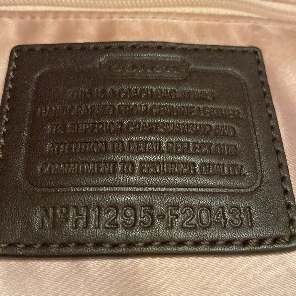 COACH GALLERY BROWN PATENT LEATHER HANDBAG Shoulder Bag - Picture 14 of 16